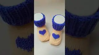 МК носочки на двух спицах❤️ Уже на канале
