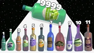 Merge Bottle Break - Level Up Bottle Max Level Gameplay