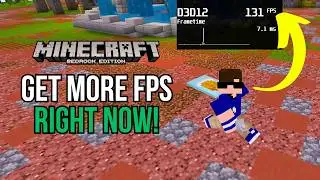 🔧MINECRAFT BEDROCK: HOW TO GET MORE FPS AND OPTIMIZE PERFORMANCE🔥| Run it on Low-End PC✔️