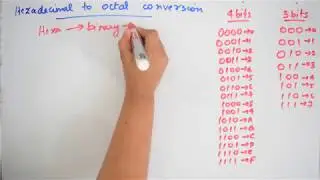 Hexadecimal to Octal Conversion and vice versa | Digital Electronics | Very easy