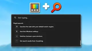 Replace Windows 11 Search with PowerToys Run and Everything