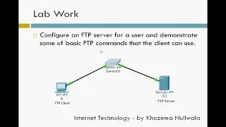 Internet Technology - FTP Cisco Packet Tracer