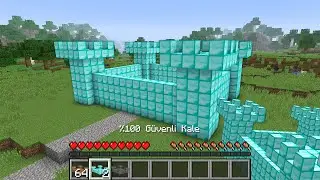 1000$ %100 GÜVENLİ KALE - Minecraft