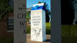 Sketch to Final: Milk Carton Packaging Design