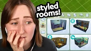 i tried building a sims house using ONLY styled rooms