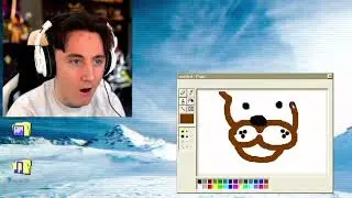 dawko turns into freddy fazbear while drawing freddy fazbear