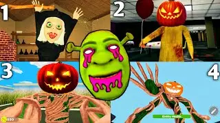 Roblox Shrek In The Backrooms New Halloween 2023 Event Update All 4 Levels Full Walkthrough