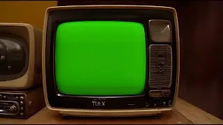 Old tv green screen animation footage Free download