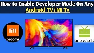 How to Enable Developer options on Mi Tv Or Any Android Tv easily | YouTube Shorts
