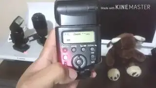 Como usar o flash canon fora da camera