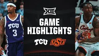 TCU at Oklahoma State | Big 12 Men's Basketball Highlights | January 23, 2024