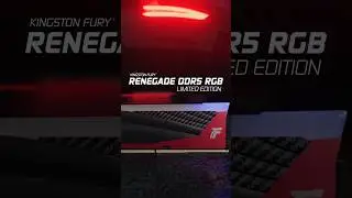 Память DDR5 — Kingston FURY Renegade RGB Limited Edition 😎 #kingstoniswithyou #shorts