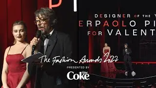 Pierpaolo Piccioli Wins Designer of The Year | The Fashion Awards 2022 Served by Diet Coke