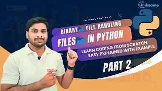 python file handling| how to read and write Binary data #python