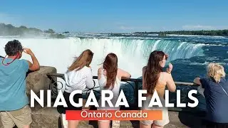 🇨🇦 Niagara Falls Ontario Canada Walking Tour 2024 4K | Clifton Hill
