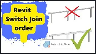 Revit tutorials | Revit Switch join Order | Hidden but Important tool