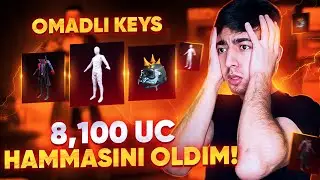 8,100 UC MUMIYO va INFERNO OLDIK 🔥 OMADLI KEYS - PUBG MOBILE!!!