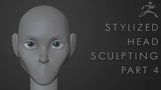 How to sculpt a stylized Nose - Tutorial Part 4 - Sculpting the Head