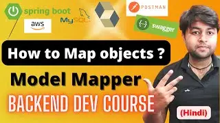 🔥How to use ModelMapper to map our models in Spring boot | Backend Course [Hindi]