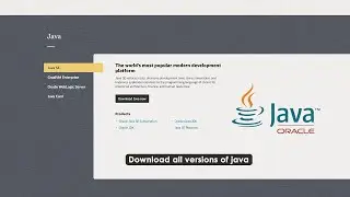 How to download all versions of Java SE | EE | ME | FX | by ast education in Hindi