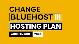 How To Change Bluehost Hosting Plan 2024 | Upgrade Bluehost Plan | WP Charm