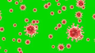 Coronavirus green screen video / Green Screen falling effects / No Copyright virus green screen 2021