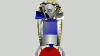 2 Stroke Engine Animation