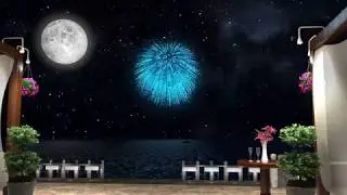 3Ds Max Technical Demo || Fireworks || Particle Flow || V-ray