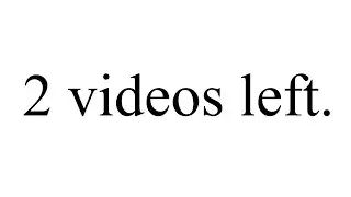 This day will be deleted in 2 videos