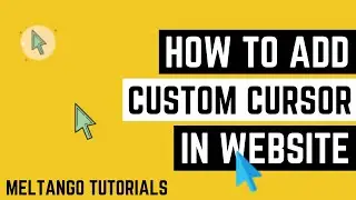 Custom Cursors - CSS Only | Mouse Pointer | PNG Cursors