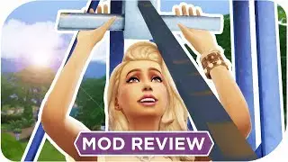 THE SIMS 4 — FUNCTIONAL ZIP-LINE! 😛 — MOD REVIEW