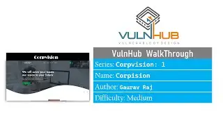 Corpvision:1 || VulnHub Walkthrough