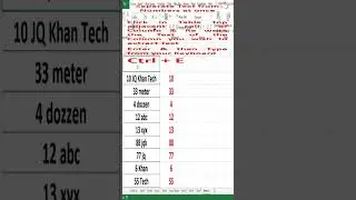 Separate Text & Numbers At Once In Excel