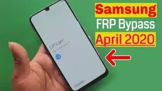All Samsung 2020 April Frp Unlock/Bypass Google Account Lock New Trick 100% Working