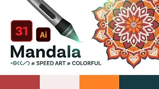 #SpeedArt - 31 - Intricate Beauty: A Delicate Mandala