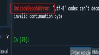 UnicodeDecodeError | 
