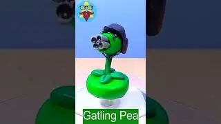 Лепка Горохомёта - Растения против Зомби | Лепка из пластилина | Plants vs. Zombies | AVIPI