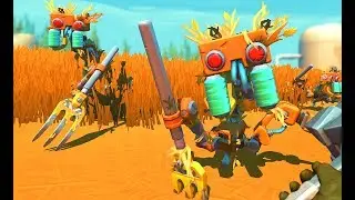 Scrap Mechanic Survival - Trading Caged Farmers & Exploring Deeper!