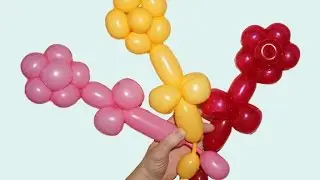 Balloon flower. How to make one balloon flower