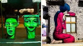 Asombrosos grafitis artísticos que te dejarán boquiabierto