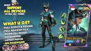 FIX SFX! Script Skin Chou Dragon Shiryu No Password - Full Effect & Sound With Logo - Latest Patch