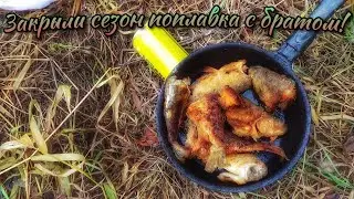 РЫБАЛКА НА ПОПЛАВОК!ПОЙМАЛИ,ПРИГОТОВИЛИ И БЕРЕГ УБРАЛИ!