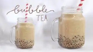 how to make bubble tea WITHOUT tapioca pearls/starch.