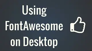 Using Font Awesome in Desktop Applications (OS X)