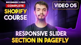 How to Create Responsive Slider in Pagefly 👉 Shopify Website Design Tutorial 2024