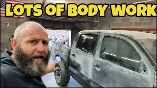 Repairing the Body of a 2nd Generation Toyota Tacoma from Copart