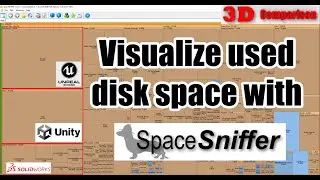 3D comparison - Visualize and free up disk space with SpaceSniffer