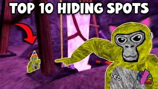 Top 10 HIDING SPOTS in CAVES Update - Gorilla Tag VR