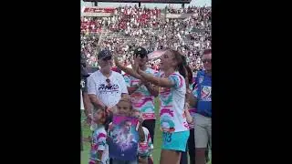 A special moment with Alex Morgan and her family before her final game ❤️ #shorts