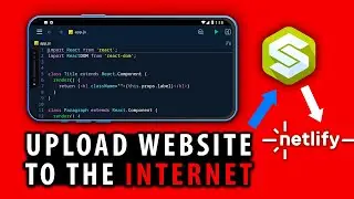 Upload Websites Online On Android 🚀 | SPCK Code Editor + GitHub + Netlify Tutorial 🔥 [2024]